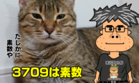 359：東京都の新規のコロナ感染者数3709は素数